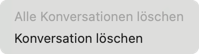 Konversation menü