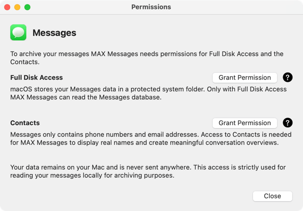 Permissions