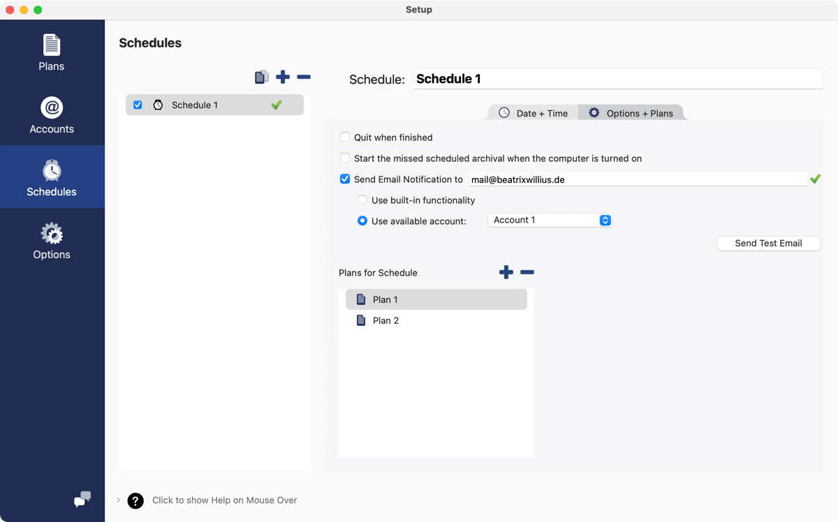 Zeitplan